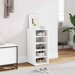 Berkfield Home Shoe Cabinet White 31.5x35x70 cm Engineered Wood - thumbnail 2