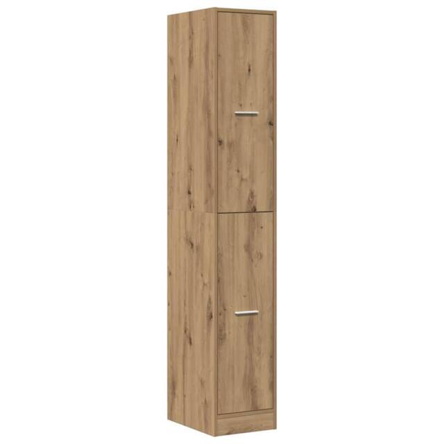 Berkfield Home Apothecary Cabinet¬†Artisian Oak 30x41x174.5 cm Engineered Wood in Brown - image 1