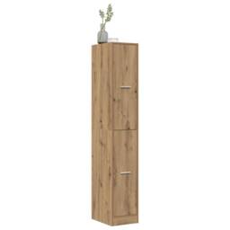 Berkfield Home Apothecary Cabinet¬†Artisian Oak 30x41x174.5 cm Engineered Wood in Brown - thumbnail 3