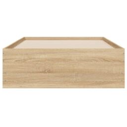 Berkfield Home Bed Frame with Drawers without Mattress Sonoma Oak 100x200 cm in Brown - thumbnail 6