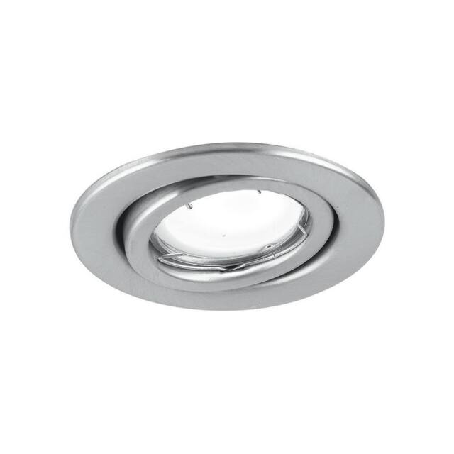 Netlighting MATRIX LED Recessed Adjustable Downlight Nickel 400lm 3000K 10x8.5cm in Grey - Size: 10x8.5 cm