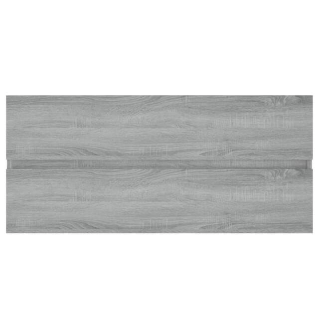 Berkfield Home Sink Cabinet Grey Sonoma 100x38.5x45 cm Engineered Wood - image 1