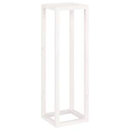 Berkfield Home 3 Piece Plant Stand Set White Solid Wood Pine - thumbnail 7