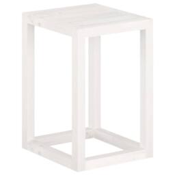 Berkfield Home 3 Piece Plant Stand Set White Solid Wood Pine - thumbnail 9