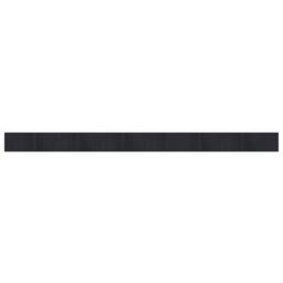 Berkfield Home Rug Rectangular Black70x1000 cm Bamboo in Black - Size: Medium - thumbnail 1