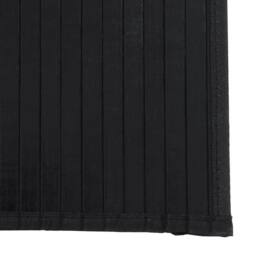Berkfield Home Rug Rectangular Black70x1000 cm Bamboo in Black - Size: Medium - thumbnail 6