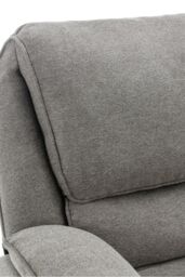 More4Homes Sydney 2 Seater Fabric Manual Recliner Sofa in Grey - thumbnail 4