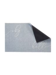 Artsy Mats Hello Bye Indoor Washable Doormat 80x50cm in Blue - Size: 50 cm x 80 cm - thumbnail 2