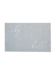 Artsy Mats Hello Bye Indoor Washable Doormat 80x50cm in Blue - Size: 50 cm x 80 cm - thumbnail 5