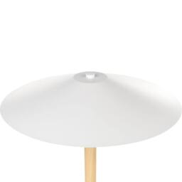 Wyld and Coco Minimalist Floor Lamp - Oak Wood Frame White Shade - thumbnail 5