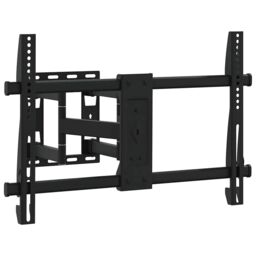 Berkfield Home TV Wall Mount for 37-80 Inch Screen Max VESA 600x400 mm 40kg in Black - thumbnail 2