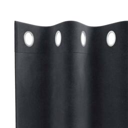 Berkfield Home Blackout Curtains with Eyelets 2 pcs Dark Grey Velvet - thumbnail 5