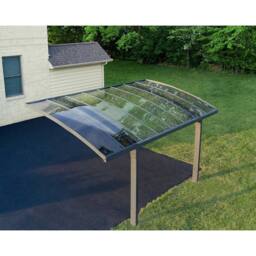 Palram Carport Arizona Breeze Single 5000 - L495 x W289 x H273.5 cm - Grey - thumbnail 2