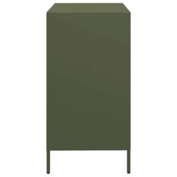 Berkfield Home Sideboard Olive Green 68x39x73.5 cm Cold-rolled Steel - thumbnail 6