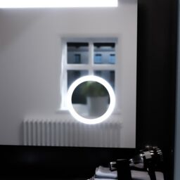 Nes Home Modern Rectangle Illuminated LED 800mm x 600mm Bathroom Mirror Demister in Silver - thumbnail 4