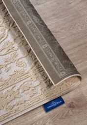 THE RUGS Villeroy & Boch Ambroise Short Pile Rug Floral Wool Like Soft Texture in Cream - Size: 160 cm x 230 cm - thumbnail 3