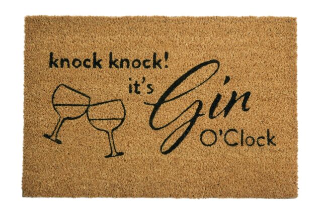 Orsina Filta Gin O Clock Doormat in Natural - Size: Medium - image 1