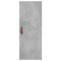 Berkfield Home Highboard Concrete Grey 34.5x34x180 cm Engineered Wood - thumbnail 6