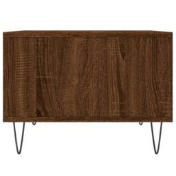 Berkfield Home Modern Coffee Table Brown Oak 60x50x36.5 cm Engineered Wood - thumbnail 5