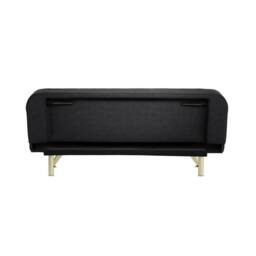 Lemon Pavilion Furniture Burlington Sofa Bed - L85 x W180 x H76.5 cm - Black/Gold Brushed in Black - Size: 1 Pack - thumbnail 3
