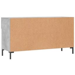 Berkfield Home Shoe Bench Concrete Grey 102x35x55 cm Engineered Wood - Size: 102 x 35 x 55 cm - thumbnail 8
