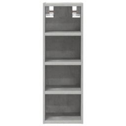 Berkfield Home Hanging Cabinet Concrete Grey 20x29.5x60 cm Engineered Wood - thumbnail 4