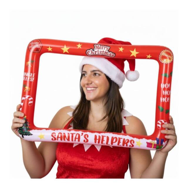 ILFD Group Ltd Red Christmas Photo Frame & Santa Hat - image 1