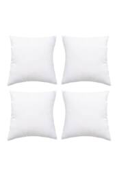 Living and Home 4Pcs Minimalist Versatile Pillow Insert，50 cm x 50 cm in White - Size: 50 cm x 50 cm - thumbnail 1