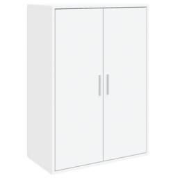 Berkfield Home Sideboard White 60x31x84 cm Engineered Wood - Size: 60 x 31 x 84 cm - thumbnail 1