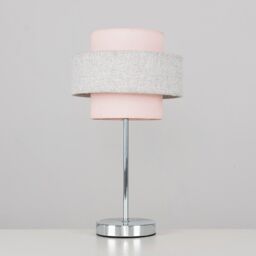 ValueLights Weaver Pink Table Lamp Touch On/Off Dimmable - thumbnail 5