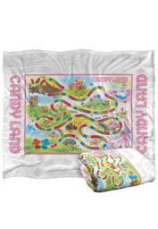 Hasbro Candy Land Board Silky Touch Super Soft Throw Blanket 152 x 127 cm in White - thumbnail 2