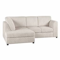 SNUG FURNITURE BIRMINGHAM LTD Chicago Jumbo Cord Left Hand Corner Sofa Set in Cream - thumbnail 2