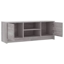Berkfield Home TV Cabinet Grey Sonoma 102x30x37.5 cm Engineered Wood - thumbnail 6