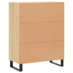 Berkfield Home Sideboard Sonoma Oak 69.5x34x90 cm Engineered Wood in Light Brown - thumbnail 8