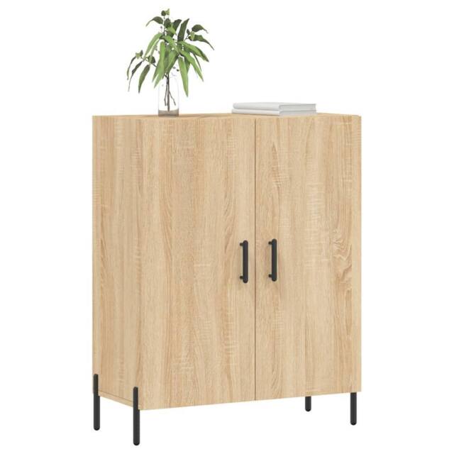 Berkfield Home Sideboard Sonoma Oak 69.5x34x90 cm Engineered Wood in Light Brown - image 1