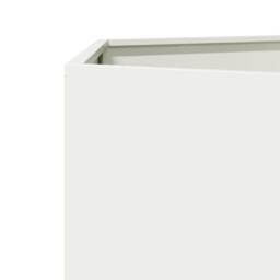 Berkfield Home Garden Planter White Hexagon 138x120x45 cm Steel - Size: 138 x 120 x 45 cm - thumbnail 8
