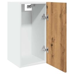 Berkfield Home Hanging Cabinet Lyon Artisan Oak 30x31x60 cm Engineered Wood in Brown - Size: 30 x 31 x 60 cm - thumbnail 5