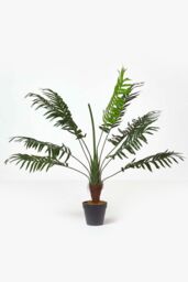 Homescapes Green Mini Palm Tree Artificial Plant with Pot, 70 cm - thumbnail 5