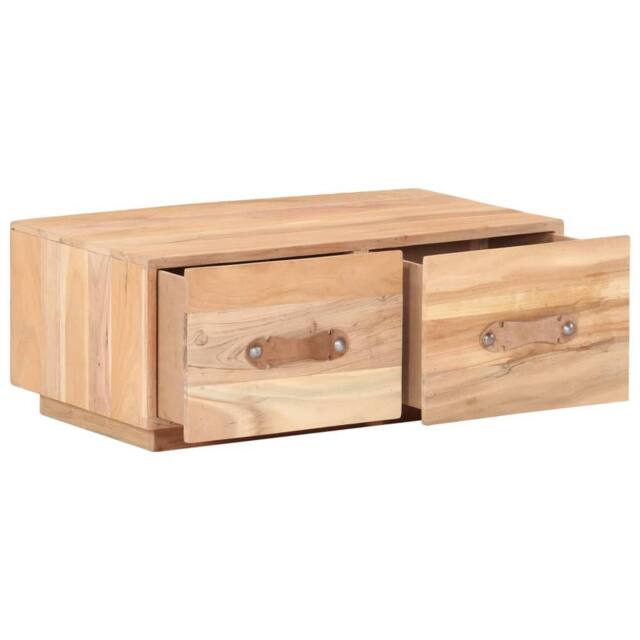 Berkfield Home Coffee Table 90x50x35 cm Solid Reclaimed Wood in Brown - Size: 90 x 50 x 35 cm - image 1