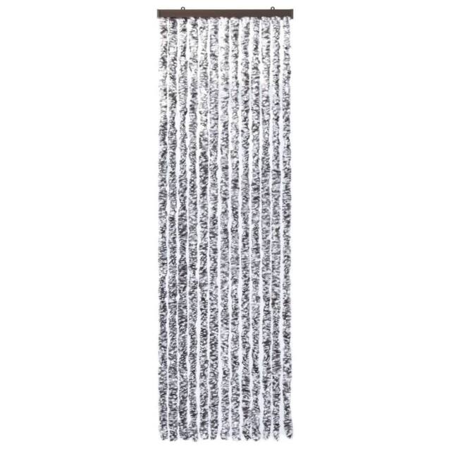 Berkfield Home Insect Curtain Brown & Beige 56x185 cm Chenille - image 1