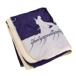 The Lord of the Rings Door Of Durin Fleece Blanket in Dark Blue - thumbnail 2