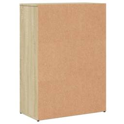 Berkfield Home Sideboards 2 pcs Sonoma Oak 60x30x84 cm Engineered Wood in Light Tan - Size: 60 x 30 x 84 cm - thumbnail 7