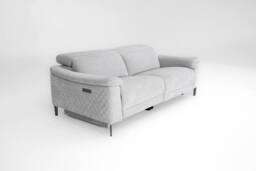 META Sofa Orbit 3 Seater Power Recliner in Light Grey - thumbnail 3