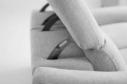 META Sofa Orbit 3 Seater Power Recliner in Light Grey - thumbnail 6
