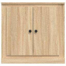 Berkfield Home Sideboard Sonoma Oak 70x35.5x67.5 cm Engineered Wood in Light Tan - thumbnail 6