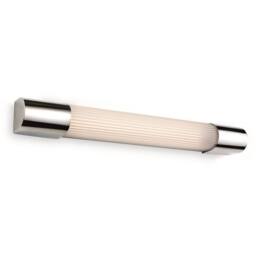 Netlighting Eclipse LED Bathroom Indoor Wall Light Chrome Acrylic Diffuser IP44 in Grey