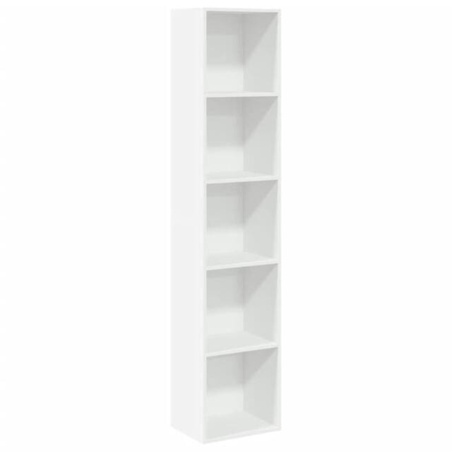 Berkfield Home Bookcase White 40x30x189 cm Engineered Wood - Size: 40 x 30 x 189 cm - image 1