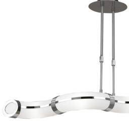 Netlighting Guss Telescopic GU10 4 Light L1 SGU10 Bar Chrome White Acrylic in Grey - thumbnail 4