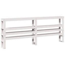 Berkfield Home Bed Frame with Headboard without Mattress White 180x200 cm Super King - thumbnail 8