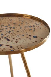 Orsina Elegant Design Side Table, Versatile Use Sidetable By Couch, Easily Maintained Corner Table in Gold - thumbnail 3